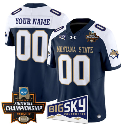 Montana State Bobcats 2026 Football Championship Vapor Limited Custom Jersey - All Stitched