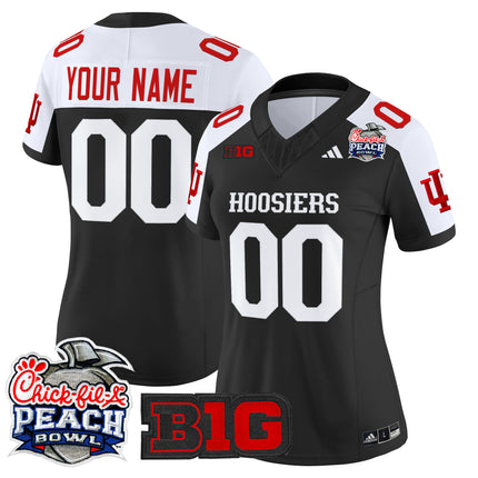Indiana Hoosiers 2026 Peach Bowl Vapor Limited Custom Jersey V2 - All Stitched