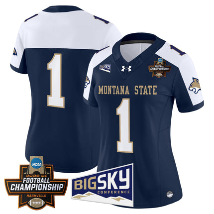 Women's Montana State Bobcats 2026 Football Championship Vapor Limited Jersey - All Stitched