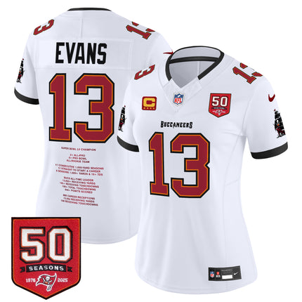 #13 Mike Evans Tampa Bay Buccaneers "Franchise Legend" Vapor Limited Jersey - Stitched