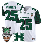 White / #25 Warriors / S