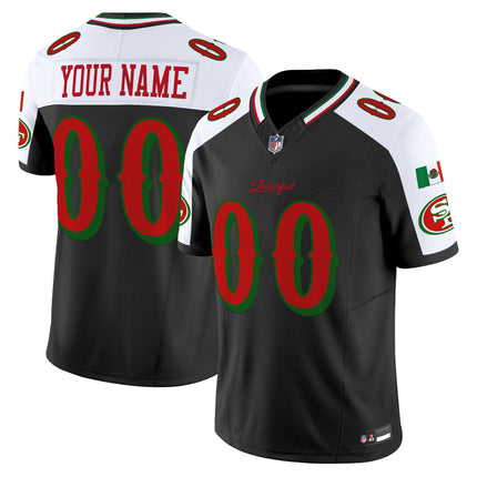 San Francisco 49ers Mexico “Rivalries” Vapor Limited Custom Jersey - All Stitched