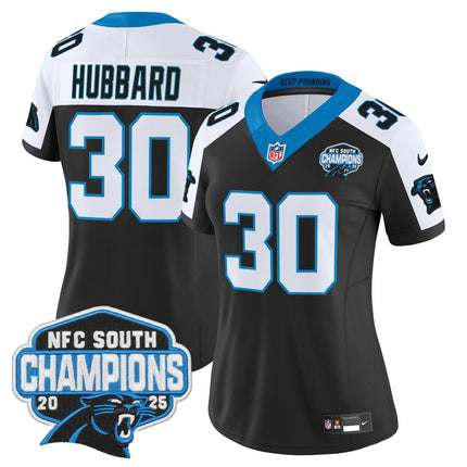 Women's Carolina Panthers 2025 NFC South Division Champions Vapor Limited Jersey - All Stitched