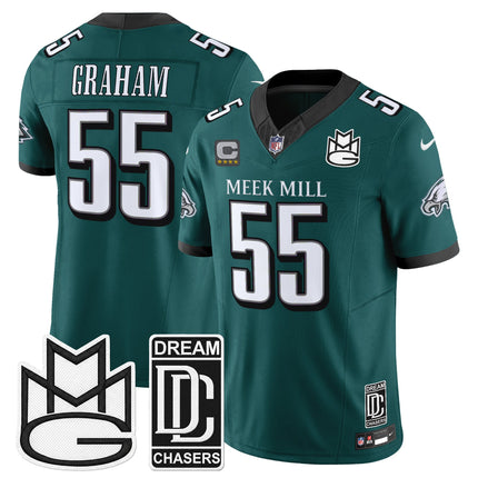 Men's Philadelphia Eagles x Meek Mill Vapor Limited Jersey - All Stitched