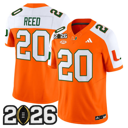 Men's Miami Hurricanes 2026 CFP Final Patch Vapor Limited Jersey - All Stitched