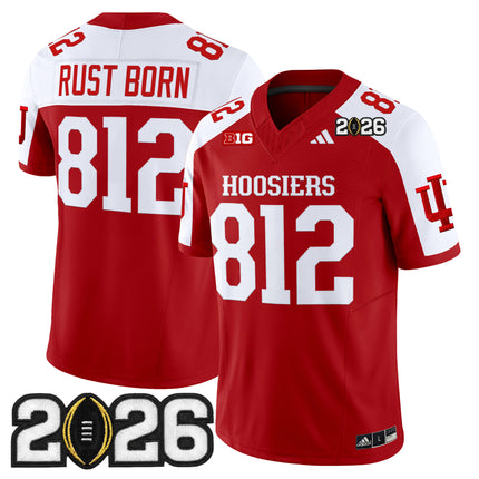 Men's Indiana Hoosiers 2026 CFP Final Patch Vapor Limited Jersey - All Stitched