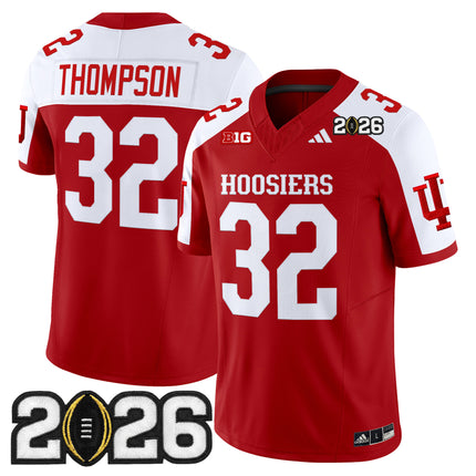 Men's Indiana Hoosiers 2026 CFP Final Patch Vapor Limited Jersey - All Stitched