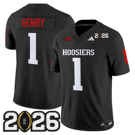 Men's Indiana Hoosiers 2026 CFP Final Patch Vapor Limited Jersey - All Stitched
