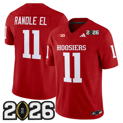 Men's Indiana Hoosiers 2026 CFP Final Patch Vapor Limited Jersey - All Stitched