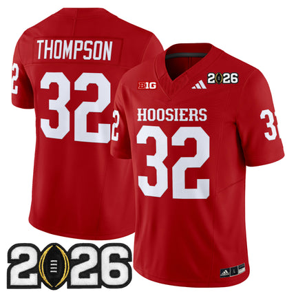 Men's Indiana Hoosiers 2026 CFP Final Patch Vapor Limited Jersey - All Stitched