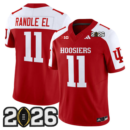 Men's Indiana Hoosiers 2026 CFP Final Patch Vapor Limited Jersey - All Stitched