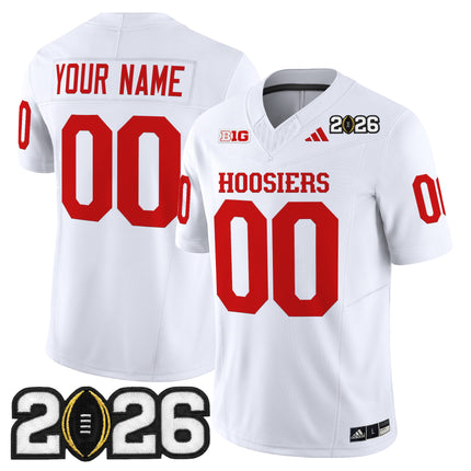 Indiana Hoosiers 2026 CFP Final Patch Vapor Limited Custom Jersey - All Stitched