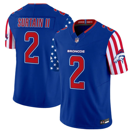 Men's Denver Broncos "America250 Edition" Vapor Limited Jersey - All Stitched