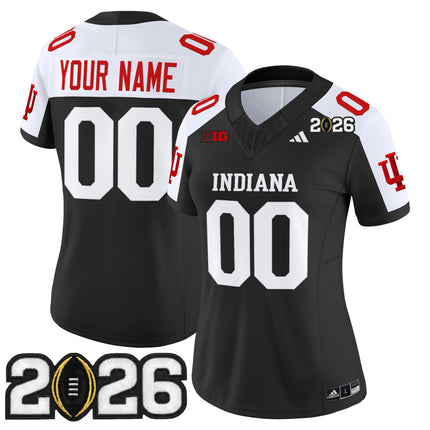 Indiana Hoosiers 2026 CFP Final Patch Vapor Limited Custom Jersey V2 - All Stitched