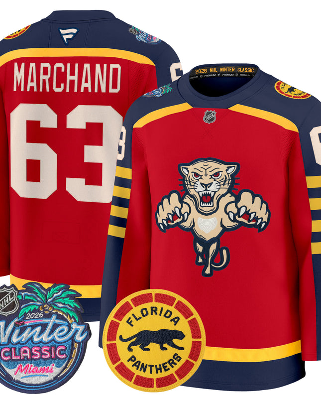 Florida Panthers 2026 Winter Classic Premium Jersey - All Stitched