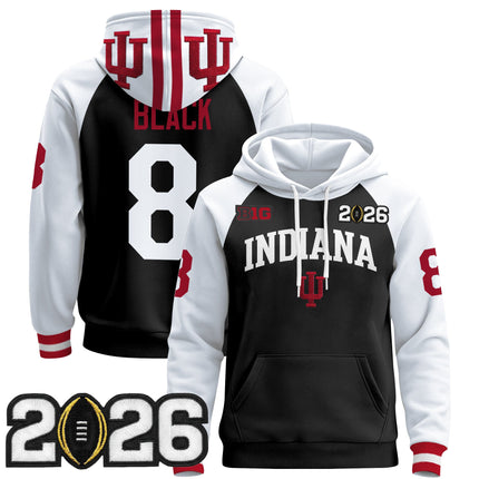 Men's Indiana Hoosiers 2026 CFP Final Patch Premium Pullover Hoodie - All Stitched