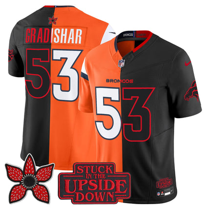 Men's Denver Broncos 'Upside Down Edition' Vapor Limited Jersey - All Stitched