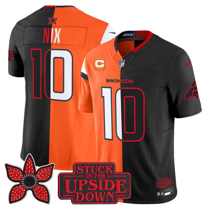Men's Denver Broncos 'Upside Down Edition' Vapor Limited Jersey - All Stitched