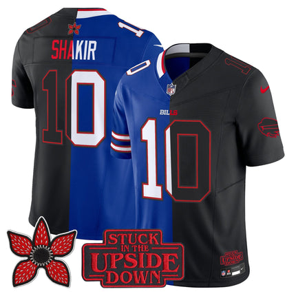 Men's Buffalo Bills 'Upside Down Edition' Vapor Limited Jersey - All Stitched