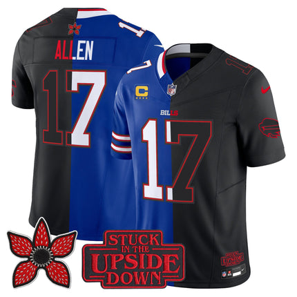 Men's Buffalo Bills 'Upside Down Edition' Vapor Limited Jersey - All Stitched