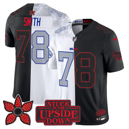 Men's Buffalo Bills 'Upside Down Edition' Vapor Limited Jersey - All Stitched