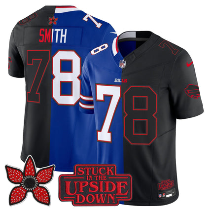 Men's Buffalo Bills 'Upside Down Edition' Vapor Limited Jersey - All Stitched