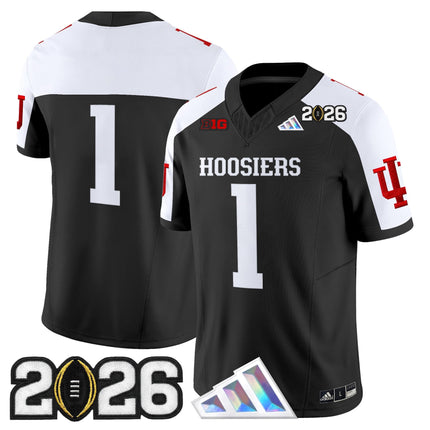 Men's Indiana Hoosiers 2026 CFP Final Patch Vapor Limited Jersey V4 - All Stitched