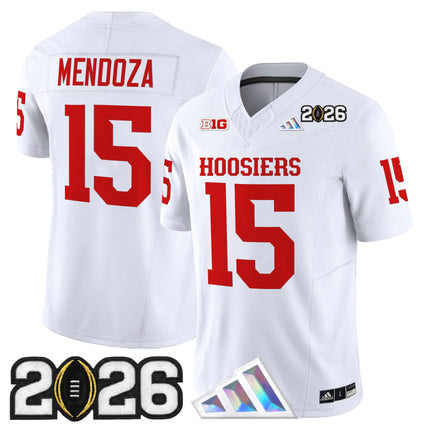 Men's Indiana Hoosiers 2026 CFP Final Patch Vapor Limited Jersey V4 - All Stitched