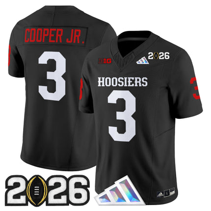 Men's Indiana Hoosiers 2026 CFP Final Patch Vapor Limited Jersey V4 - All Stitched