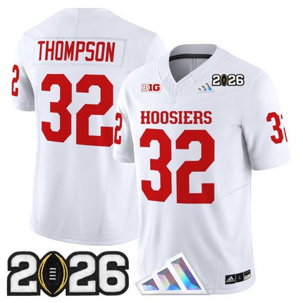Men's Indiana Hoosiers 2026 CFP Final Patch Vapor Limited Jersey V4 - All Stitched
