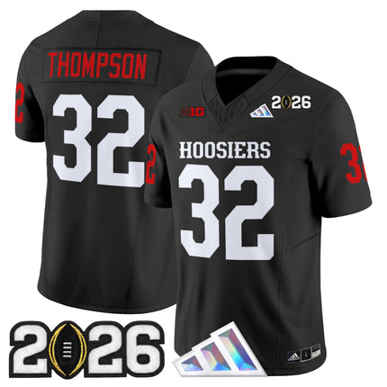 Men's Indiana Hoosiers 2026 CFP Final Patch Vapor Limited Jersey V4 - All Stitched