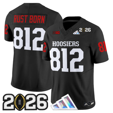 Men's Indiana Hoosiers 2026 CFP Final Patch Vapor Limited Jersey V4 - All Stitched