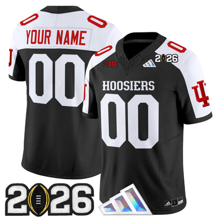 Indiana Hoosiers 2026 CFP Final Patch Vapor Limited Custom Jersey V4 - All Stitched