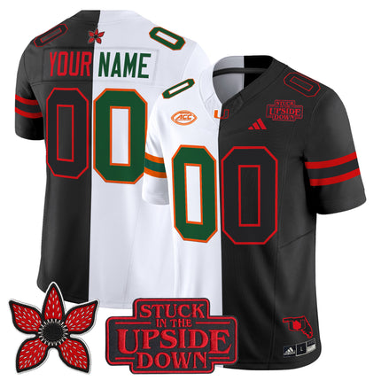 Miami Hurricanes 'Upside Down Edition' Vapor Limited Custom Jersey - All Stitched