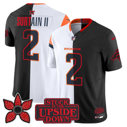 Men's Denver Broncos 'Upside Down Edition' Vapor Limited Jersey - All Stitched