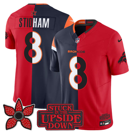 Men's Denver Broncos 'Upside Down Edition' Vapor Limited Jersey - All Stitched