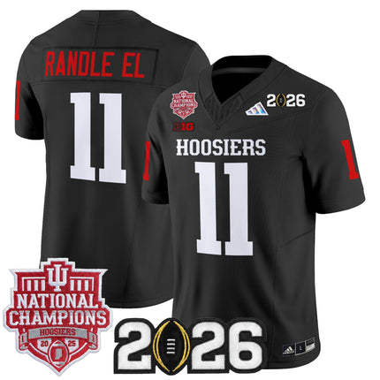 Men's Indiana Hoosiers 2025 National Champions & 2026 CFP Final Patch Vapor Limited Jersey - All Stitched