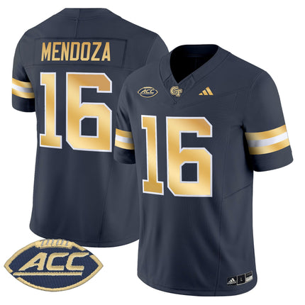 Men's Georgia Tech Yellow Jackets 2025 Vapor Limited Jersey - All stitched