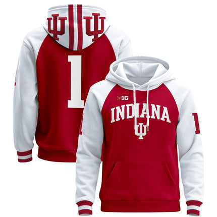 Men's Indiana Hoosiers 2025 National Champions & 2026 CFP Final Patch Premium Pullover Hoodie V2 - All Stitched