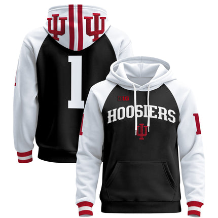 Men's Indiana Hoosiers 2025 National Champions & 2026 CFP Final Patch Premium Pullover Hoodie V2 - All Stitched