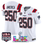White / #250 America / S