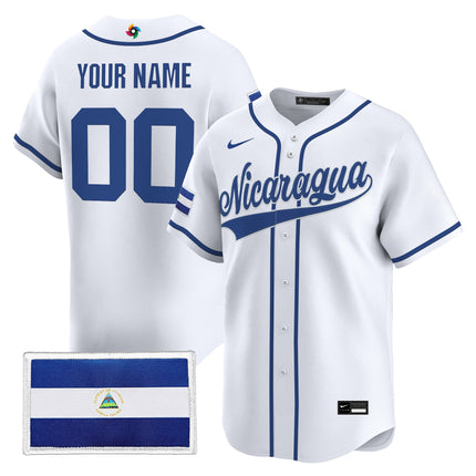 Team Nicaragua 2026 World Baseball Classic Vapor Premier Custom Jersey - All Stitched