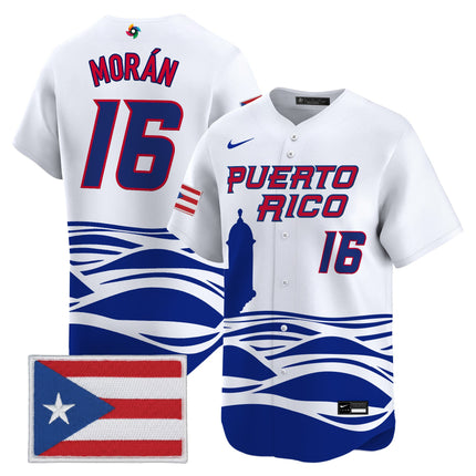 Men's Team Puerto Rico World Baseball Classic Vapor Premier Jersey - All Stitched