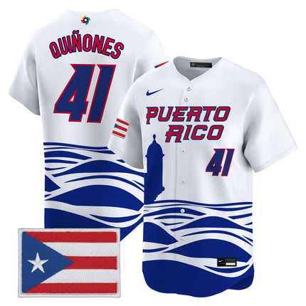 Men's Team Puerto Rico World Baseball Classic Vapor Premier Jersey - All Stitched