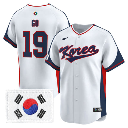 Men's Team Korea 2026 World Baseball Classic Vapor Premier Jersey - All Stitched
