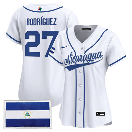 Women's Team Nicaragua 2026 World Baseball Classic Vapor Premier Jersey - All Stitched