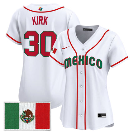 Women's Team Mexico World Baseball Classic Vapor Premier Jersey - All Stitched