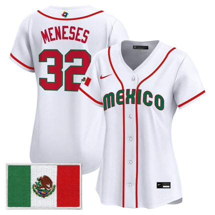 Women's Team Mexico World Baseball Classic Vapor Premier Jersey - All Stitched