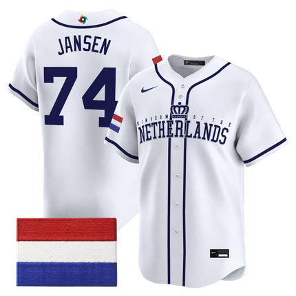 Men's Team Netherlands 2026 World Baseball Classic Vapor Premier Jersey - All Stitched