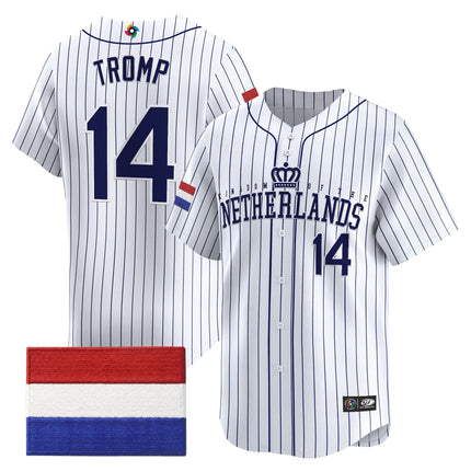 Men's Team Netherlands 2026 World Baseball Classic Vapor Premier Jersey - All Stitched